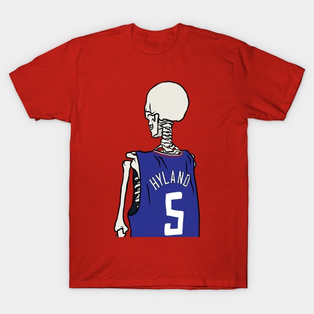 "Bones" Hyland (LA) T-Shirt by rattraptees